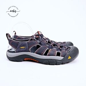 Keen Newport H2 Waterproof Hiking Water Sandals Grey Blue Men 11.5